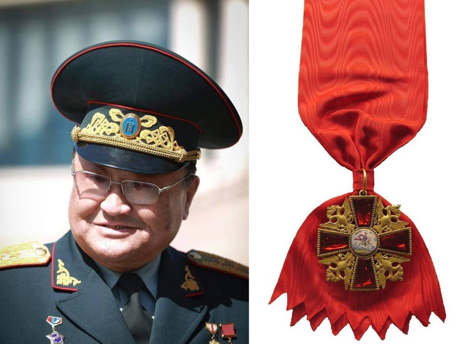 J. Gurragchaa was awarded the highest state award of Russia - the Order of Alexander Nevsky