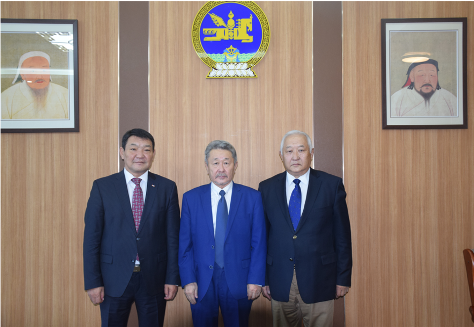 The President of the Mongolian Academy of Sciences received the Ambassador of Mongolia to Hungary