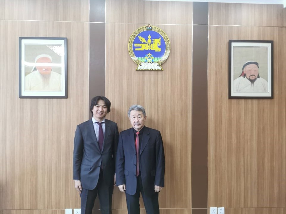 The President of the Mongolian Academy of Sciences received the Ambassador of Mongolia to Austria