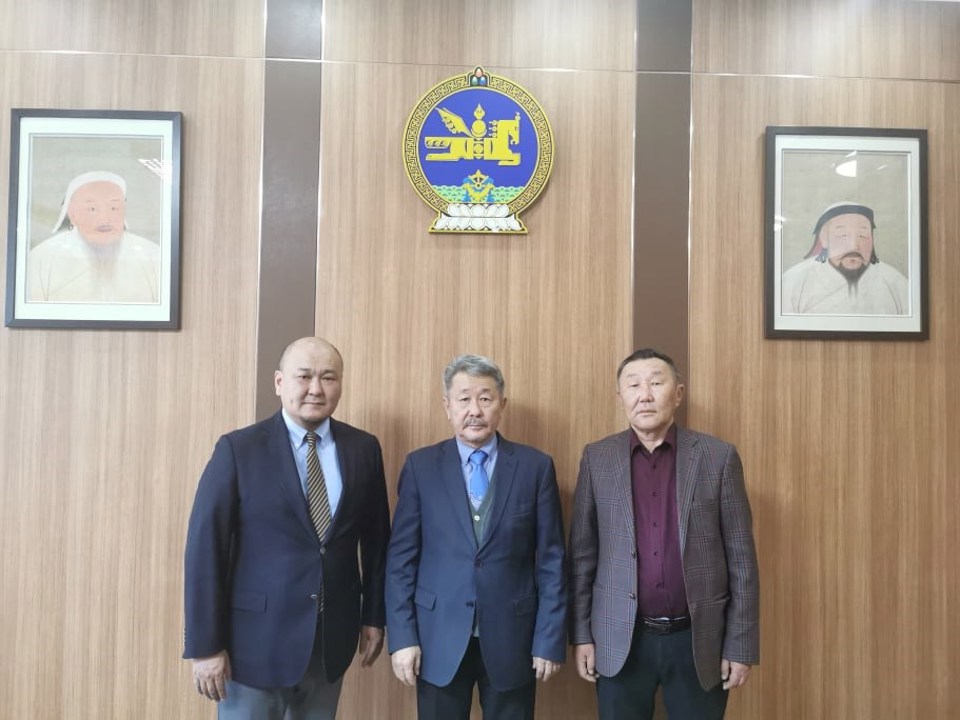 The President of the Mongolian Academy of Sciences received Ambassador Bulgan E.