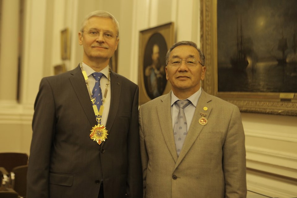 Mongolian scientists were awarded the "Honorary Professor" of the Irkutsk State Medical University 